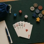 Tapis de jeux de société antidérapant pour jouer