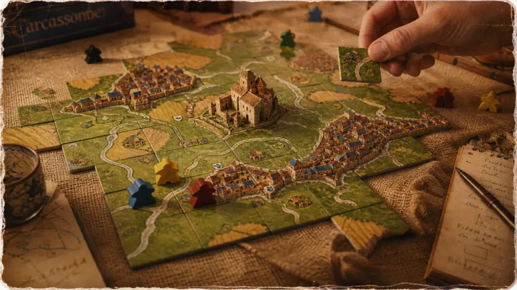 Carcassonne, le jeu de tuiles médiéval simple à apprendre et riche à rejouer