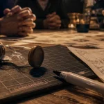 Esquisse jeux de société, ardoise et sablier, feutre tachant