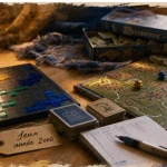 Jeux de société année 2000 : Blokus et Carcassonne sur table bois