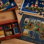 Jeux de société lego : boîte, cartes, dés et puzzle LEGO