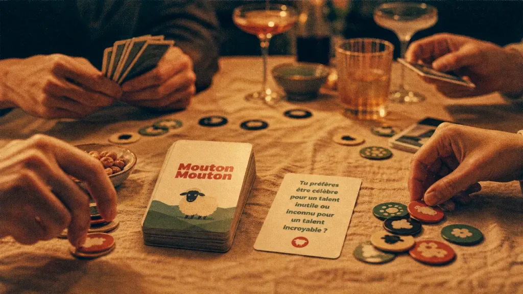 Mouton Mouton : le jeu de société mouton coopératif qui mise sur la même réponse