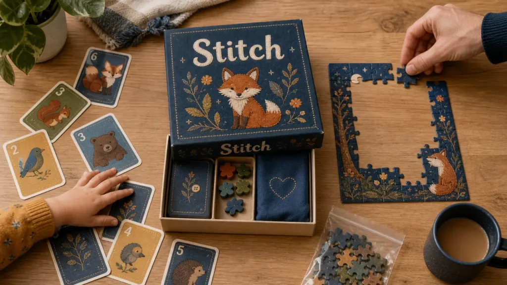 Cartes, Level 8 ou puzzles : quel jeu de société Stitch choisir selon l’âge ?