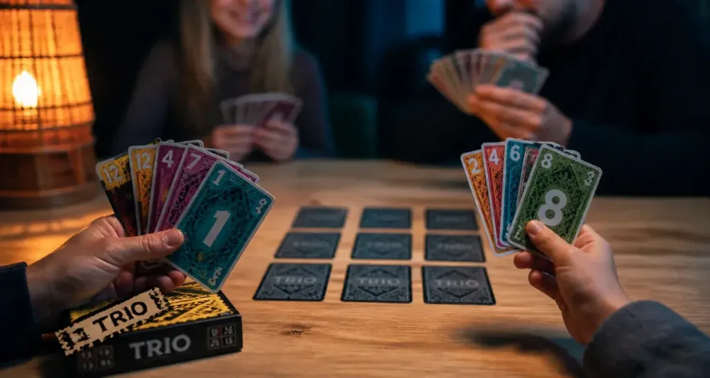 Trio : simplicité, déduction et victoire immédiate en 36 cartes