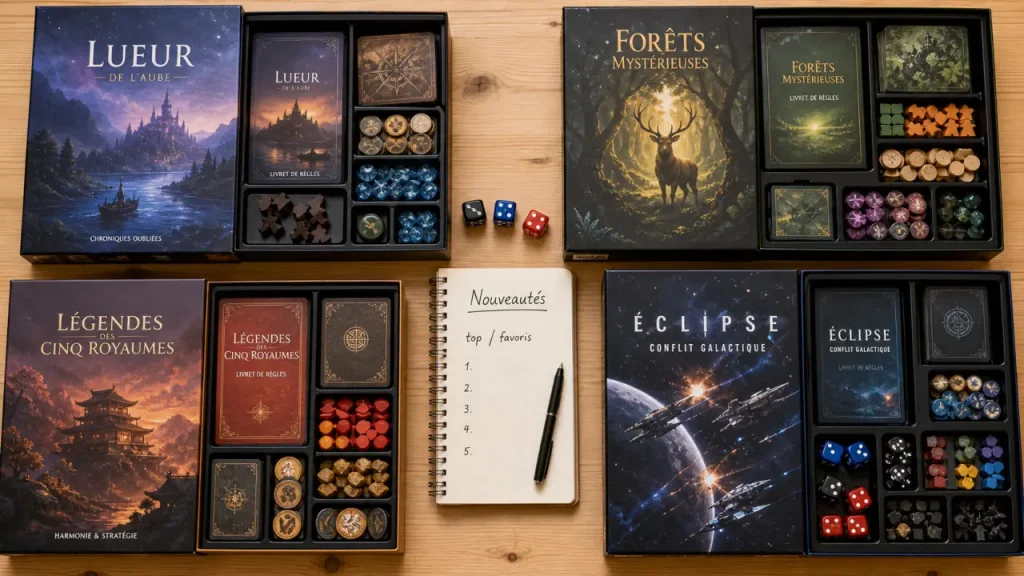 Nouveauté jeux de société : ventes, favoris et critères qui font la différence
