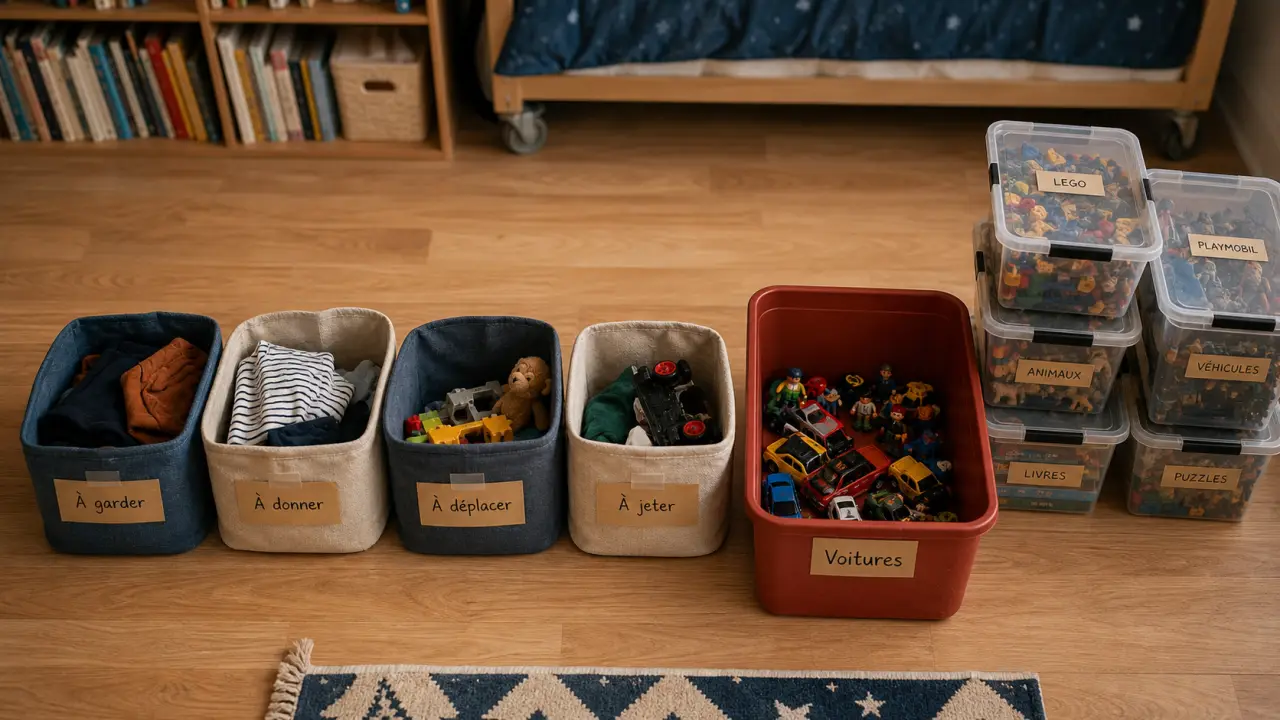Rangement jouets enfants : casiers et bacs pour chambre