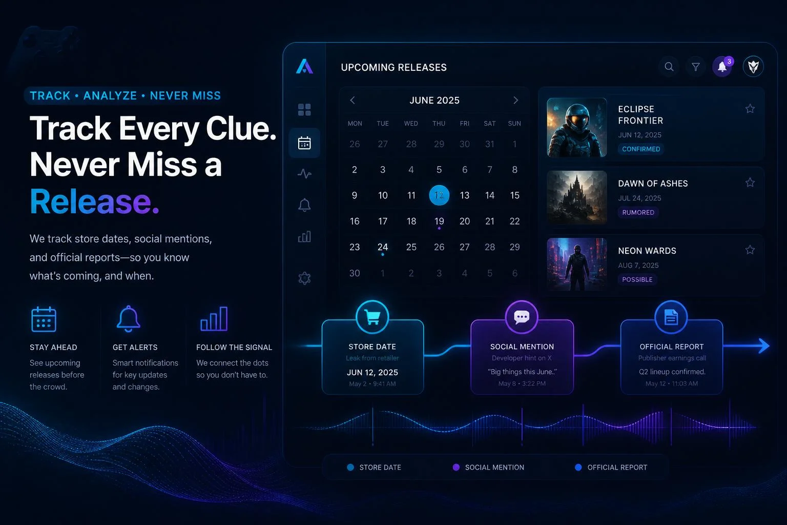 Suivre les sorties de jeux vidéo : veille claire