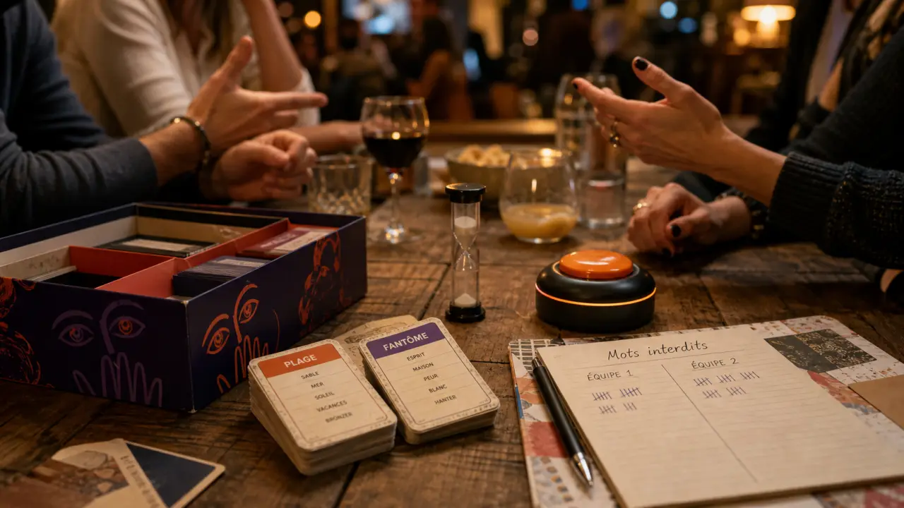 Taboo jeux de société : cartes à deviner en soirée