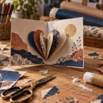 Activités créatives sans matériel spécialisé : carte pop-up et collage