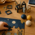 Cadeau noel enfant 3 ans : jouet trop compliqué, construction en cours