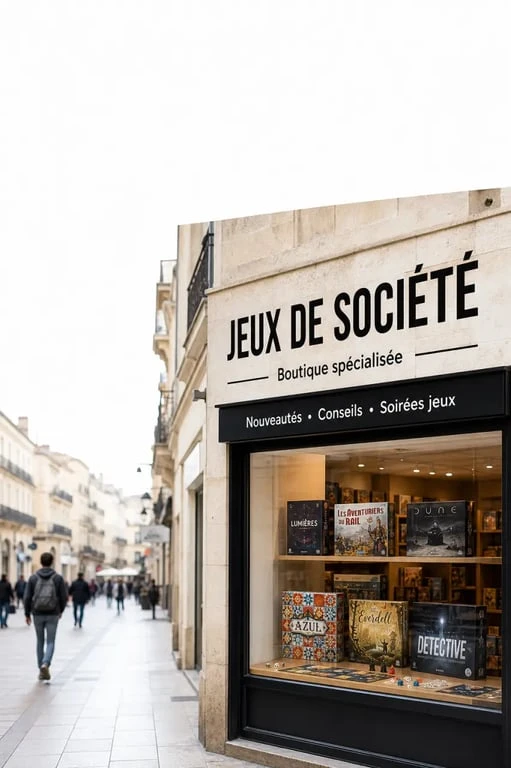 Excalibur magasin de jeux de société Montpellier devanture en centre-ville