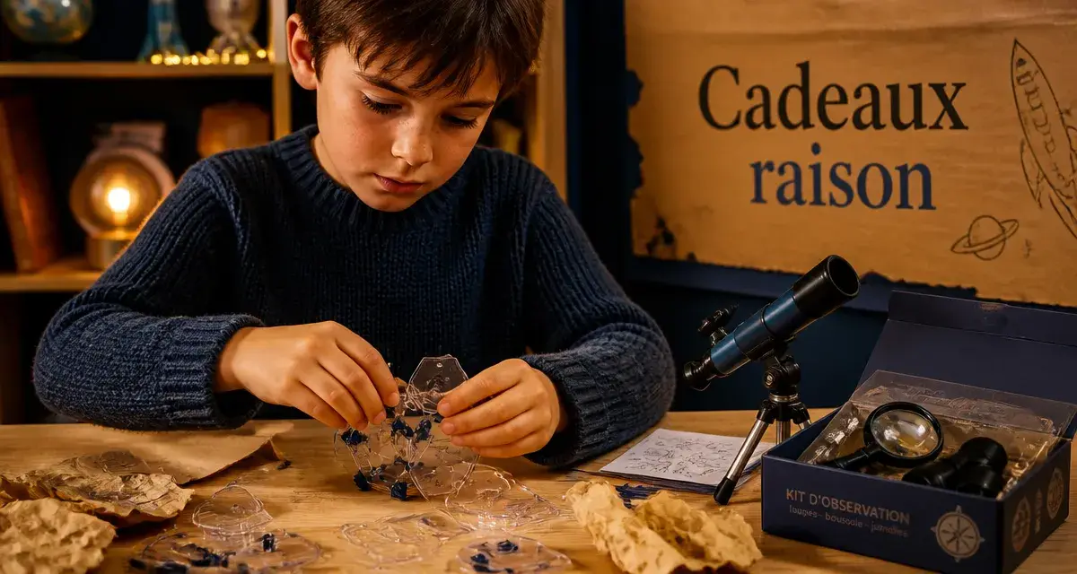 Idee cadeau enfant 7 ans : enfant qui assemble un jeu de construction pour stimuler son éveil et sa créativité