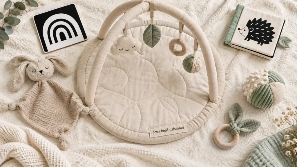 Jeux bébé naissance : des jouets simples pour éveiller ses sens sans le surstimuler