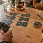 Jeu du pouilleux : mains formant des paires, dernière carte isolée