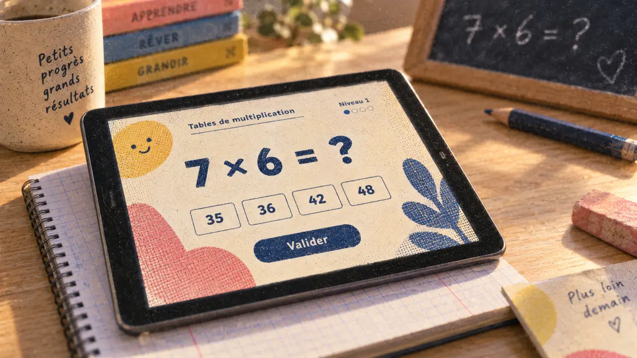 Jeu multiplication pour réviser les tables 1 à 12 en 10 minutes