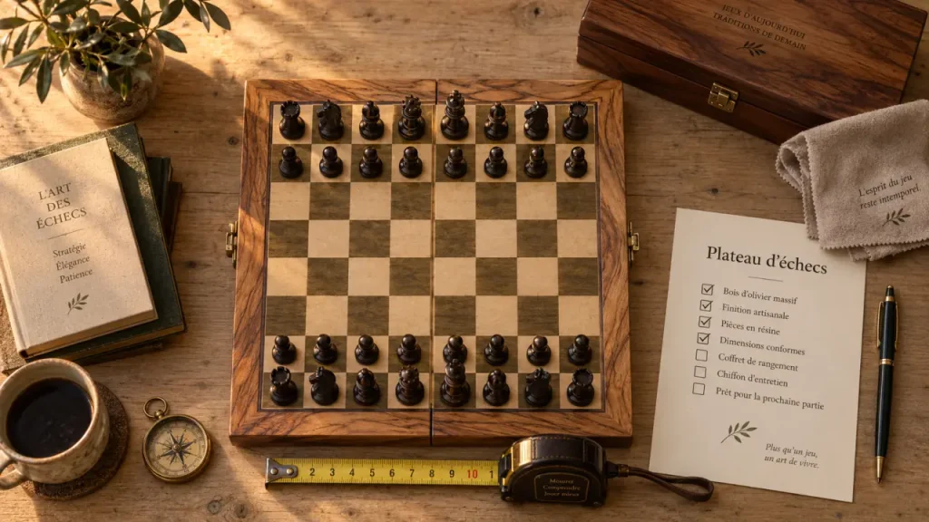 5 critères pour choisir un plateau d’échecs adapté à vos pièces et à votre usage