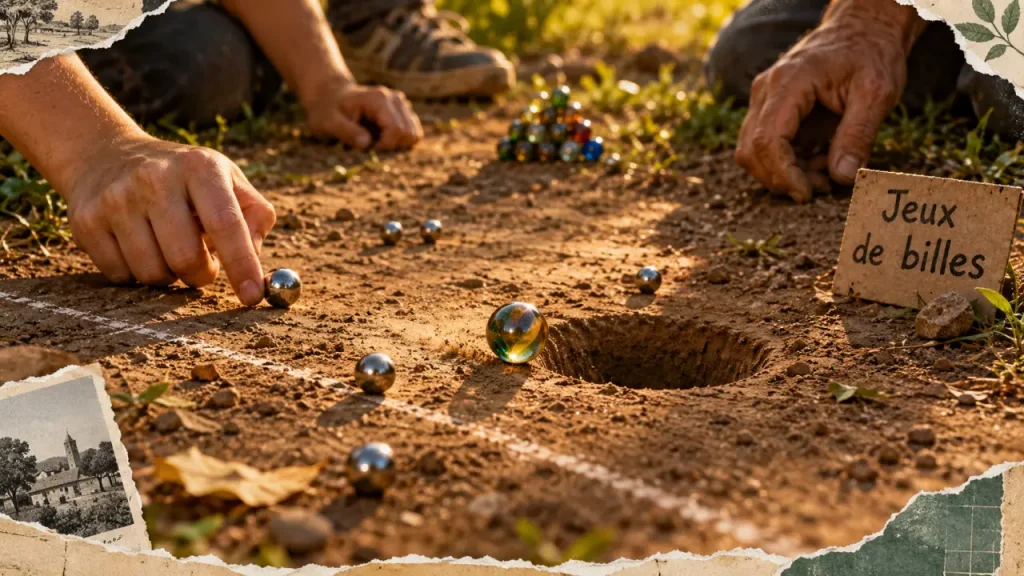 Jeux de billes : règles de 5 variantes, du premier tir aux 110 points du pot