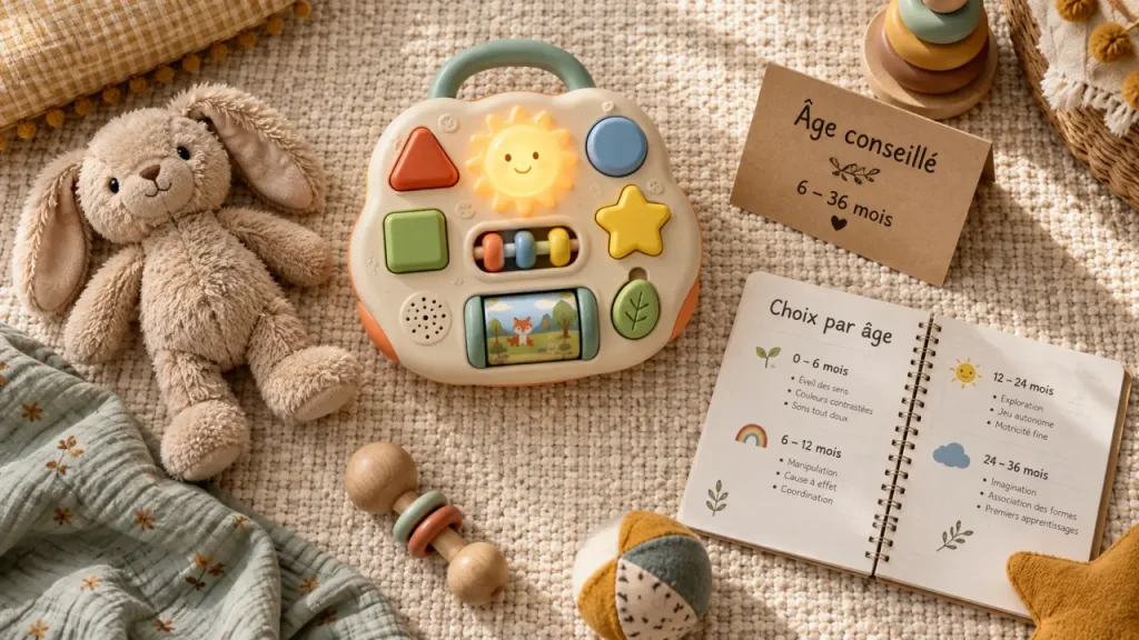 Quel jouet interactif choisir : sons, lumières ou peluche pour l’éveil ?